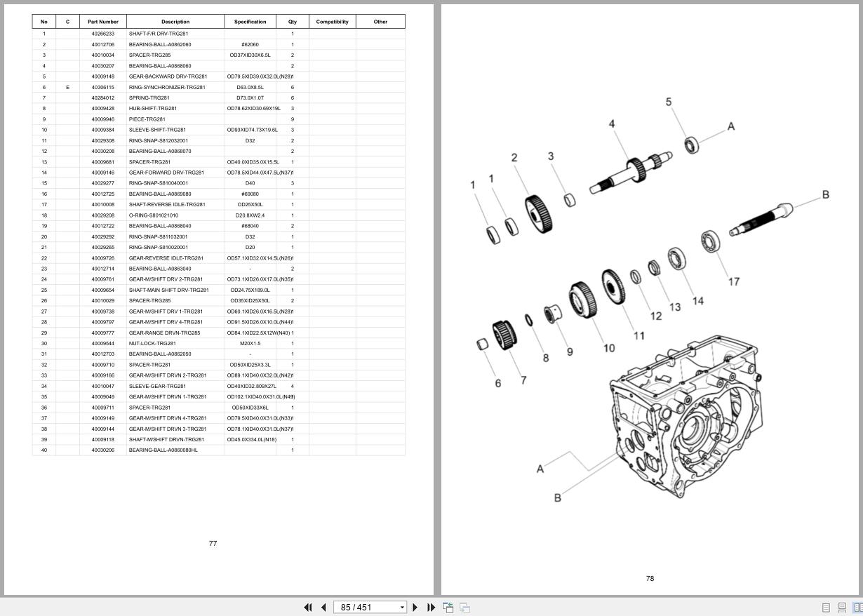 LS Tractor XR3000 Series XR3032 XR3032H XR3037 XR3037H Parts Catalog (3)