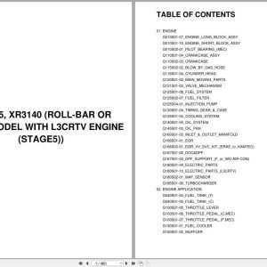LS Tractor XR3100 Series XR3135 XR3140 (with L3CRTV) Parts Catalog (1)