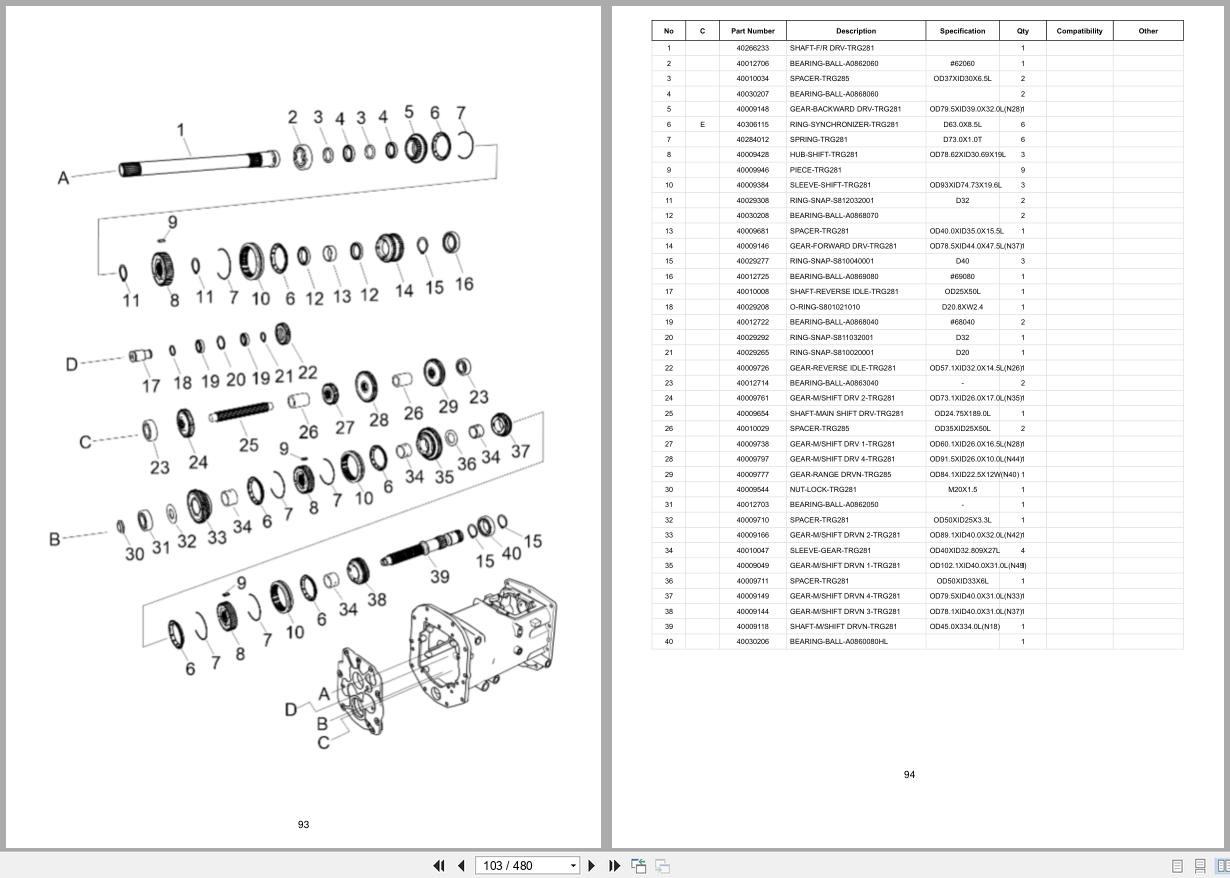 LS Tractor XR3100 Series XR3135 XR3140 (with L3CRTV) Parts Catalog (2)