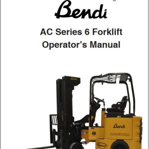 Landoll Bendi Forklift AC Series 6 Operators Manual F 897 0119 (1)
