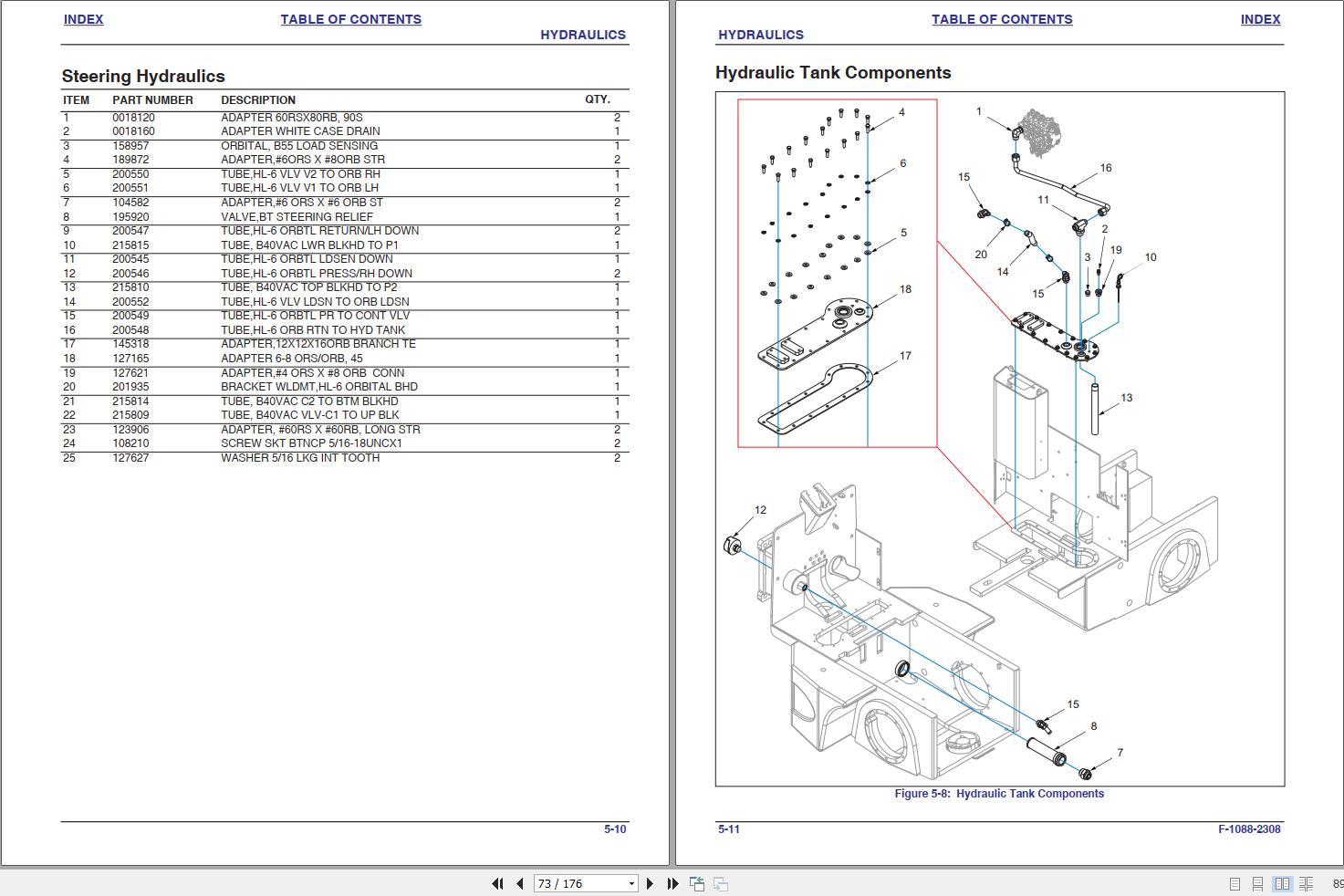 Landoll Bendi Forklift B40VAC AC Series 6 Parts Manual F 1088 2308 (2)