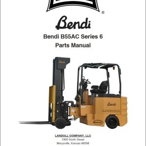 Landoll Bendi Forklift B55AC Series 6 Parts Manual F 1086 2306 (1)