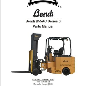 Landoll Bendi Forklift B55AC Series 6 Parts Manual F 1086 2309 (1)