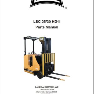 Landoll Drexel Forklift LSC 25 HD II LSC 30 HD II Parts Manual F 1141 2305 (1)