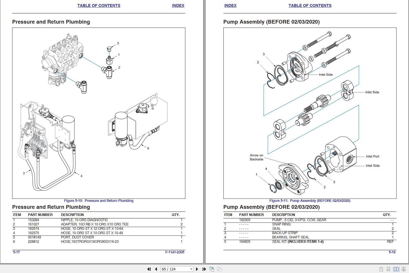 Landoll Drexel Forklift LSC 25 HD II LSC 30 HD II Parts Manual F 1141 2305 (2)