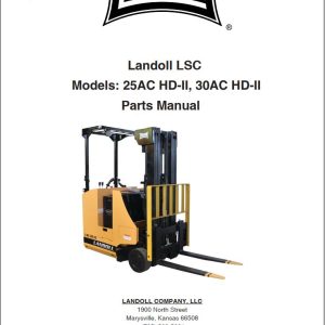 Landoll Drexel Forklift LSC 25AC HD II LSC 30AC HD II Parts Manual F 1141 2310 (1)