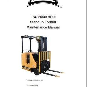 Landoll Drexel Forklift LSC25 HD II LSC30 HD II Maintenance Manual F 1143 2409 (1)