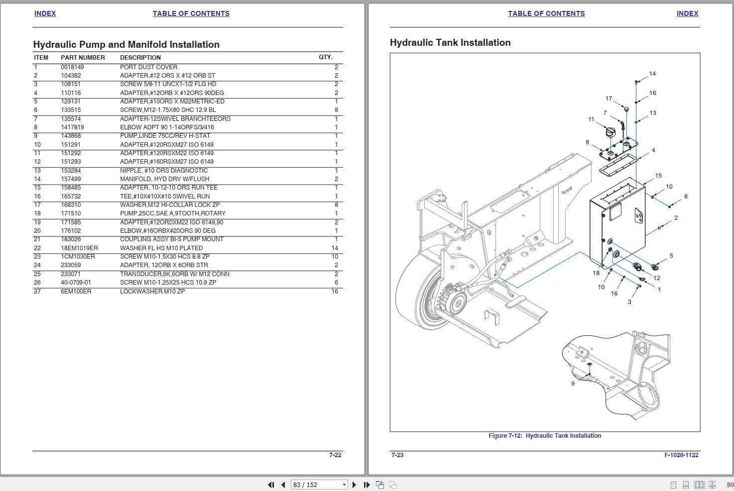 Landoll Drexel Forklift R60i5 Parts Manual F 1028 1122 (2)