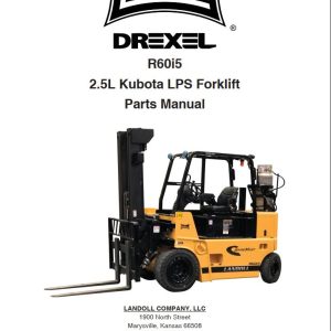 Landoll Drexel Forklift R60i5 Parts Manual F 1028 2311 (1)