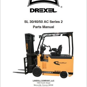 Landoll Drexel Forklift SL30 AC 2 SL40 AC 2 SL50 AC 2 Parts Manual F 934 1121 (1)