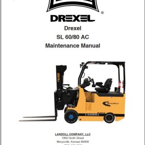 Landoll Drexel Forklift SL60 AC SL80 AC Maintenance Manual F 993 2403 2025 (1)