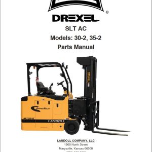Landoll Drexel Forklift SLT 30 2AC SLT35 2AC Parts Manual F 1008 1022 2025 (1)