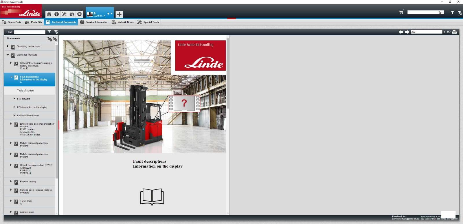 Linde LSG 5.2.2 U0324 09.2025 Live Service Guide 6