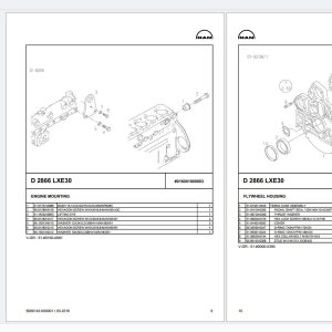 MAN Engine D2866 LXE30 Spare Parts Catalog 5066149 000001 (2)