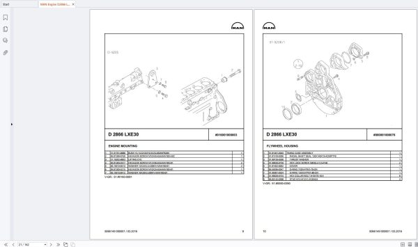 MAN Engine D2866 LXE30 Spare Parts Catalog 5066149 000001 (2)