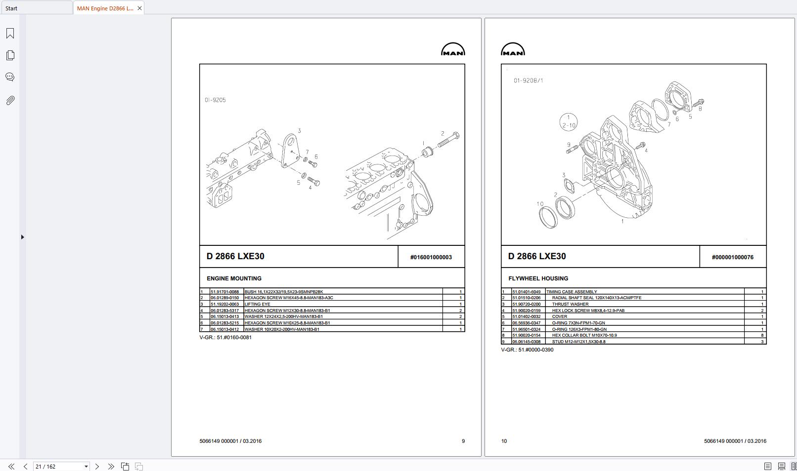 MAN Engine D2866 LXE30 Spare Parts Catalog 5066149 000001 (2)