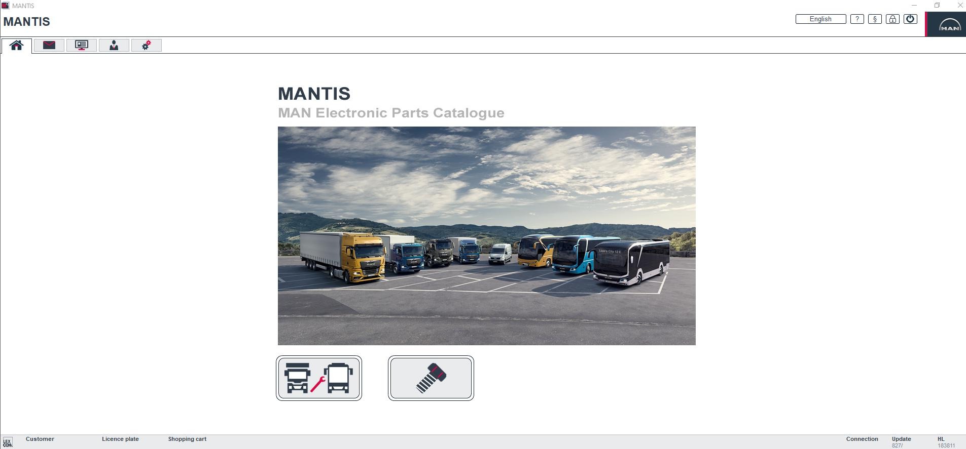 MAN MANTIS EPC v827 05.2026 Spare Parts Catalog 1