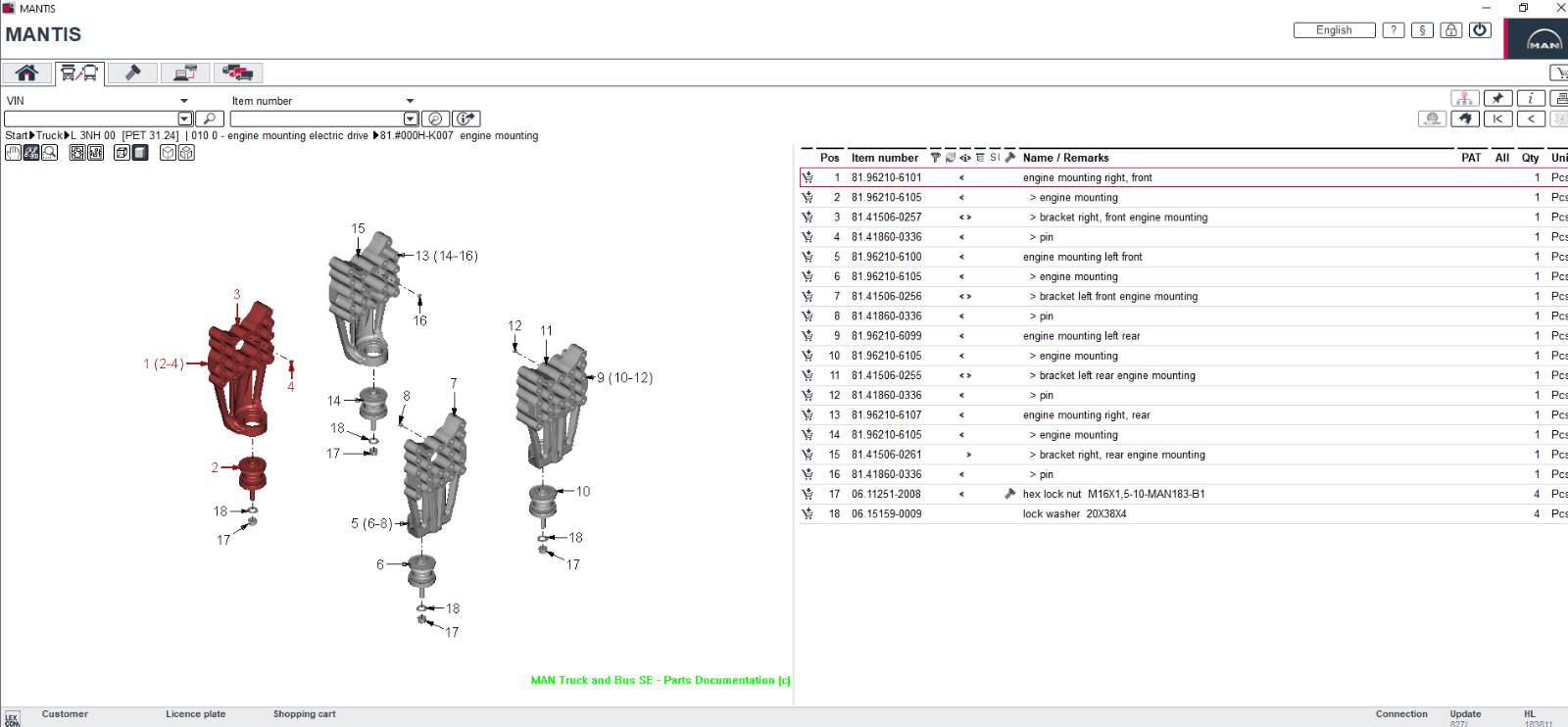 MAN MANTIS EPC v827 05.2026 Spare Parts Catalog 2