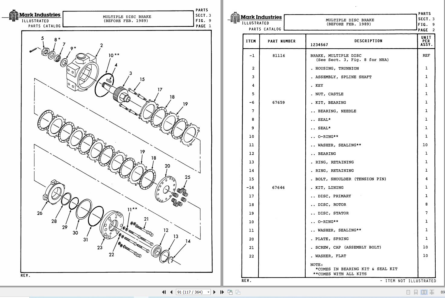 Marklift Scissor Lift MT31G MT40G Parts Operation Manual 17217 (2)
