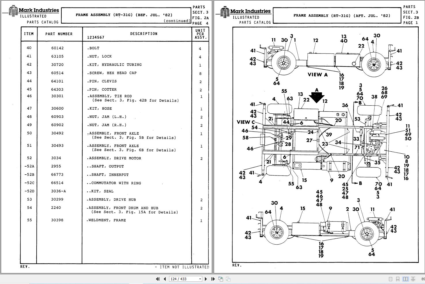 Marklift Scissor Lift RT31G RT31E SRT31G Parts Operation Manual 17204 (2)