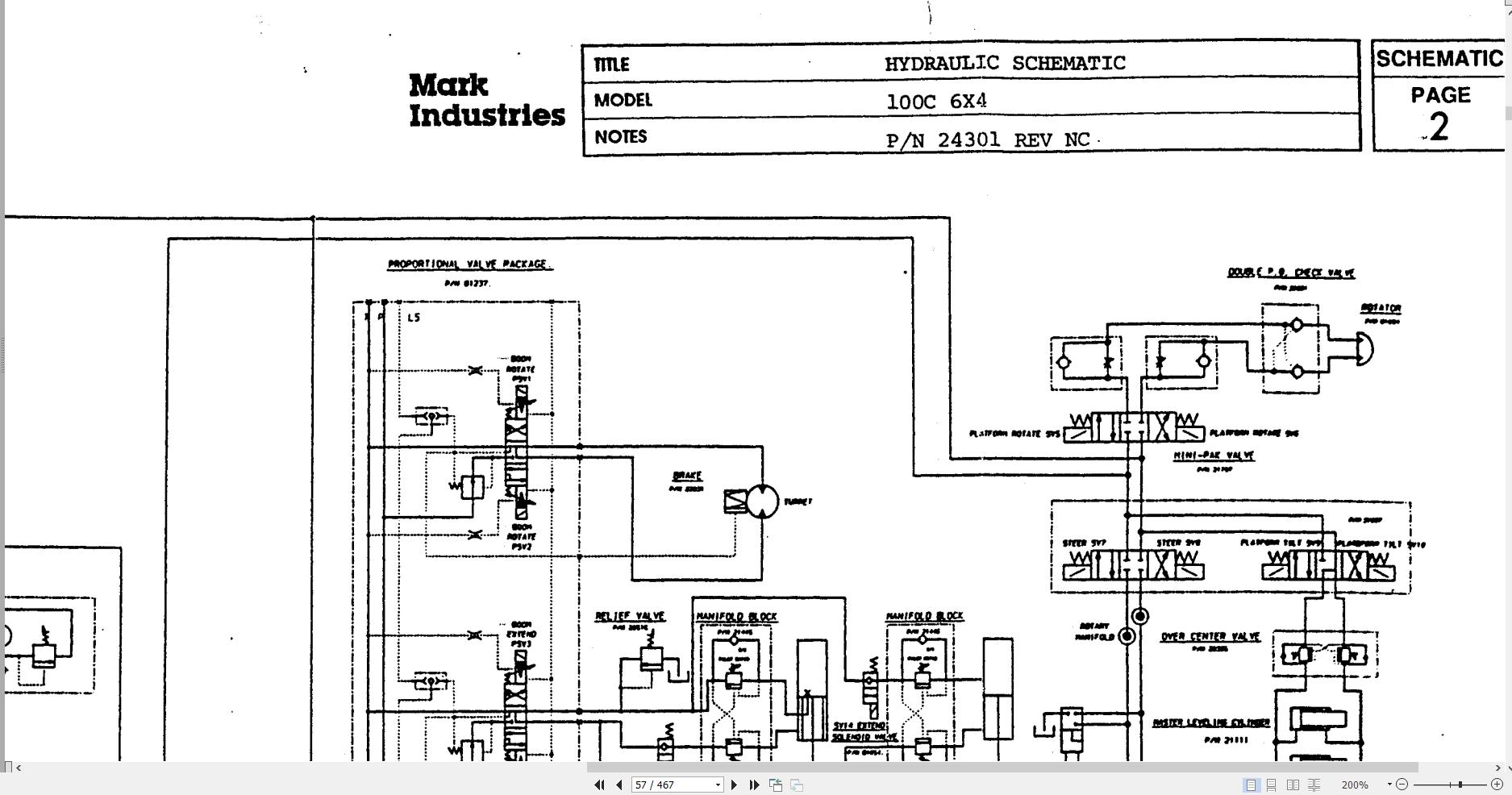 Marklift Self Propelled Boom 100C Parts Operation Manual 17127 (3)
