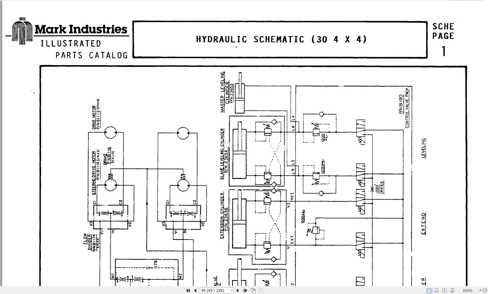 Marklift Self Propelled Boom 30 4×4 Parts Operation Manual 17104 (3)