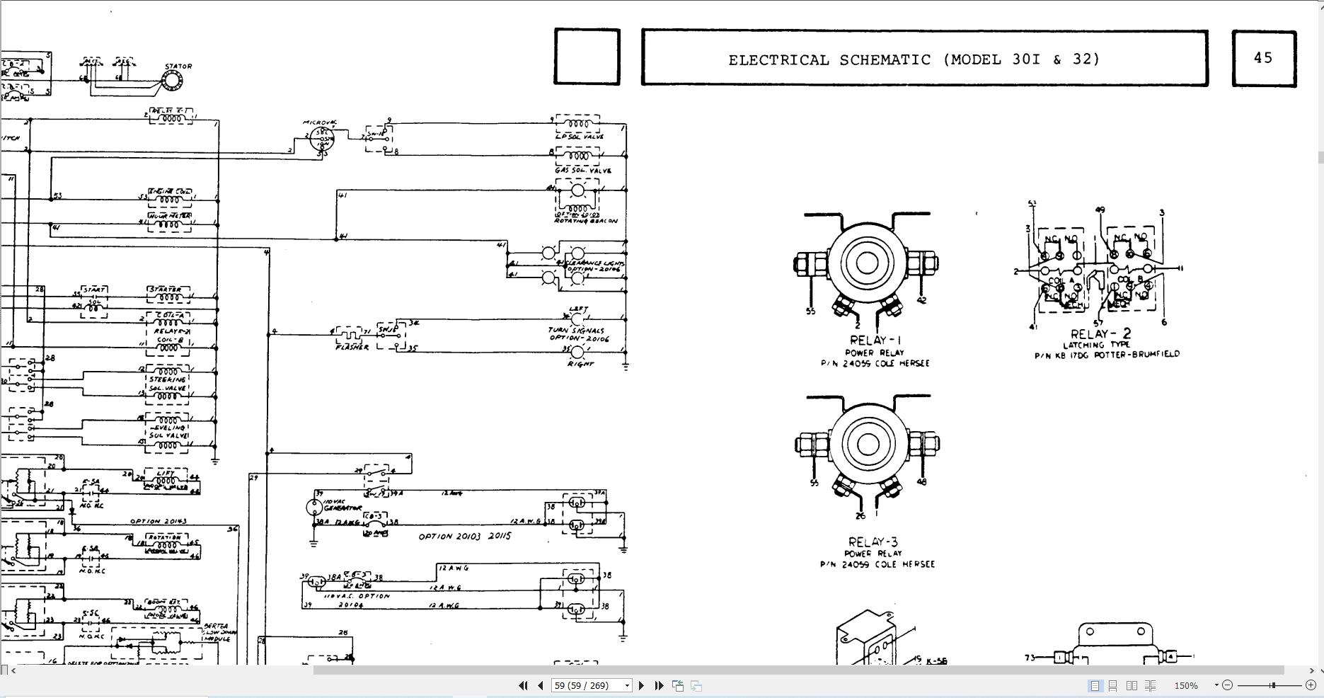 Marklift Self Propelled Boom 30I 32 Parts Operation Manual 17102 (3)
