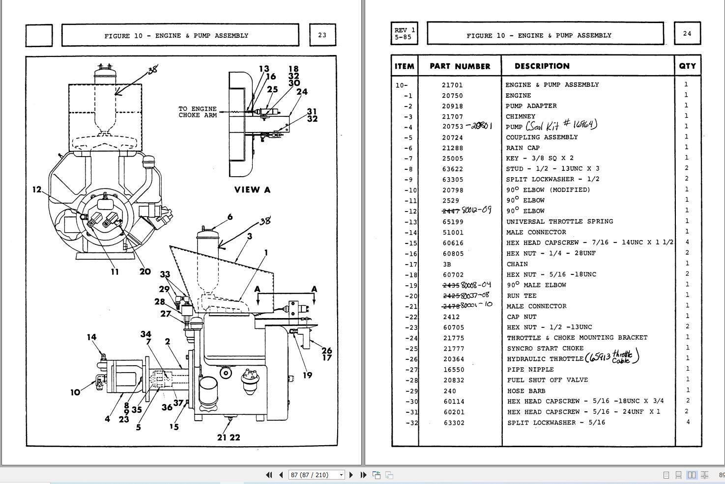 Marklift Self Propelled Boom 42 Parts Operation Manual 17106 (2)