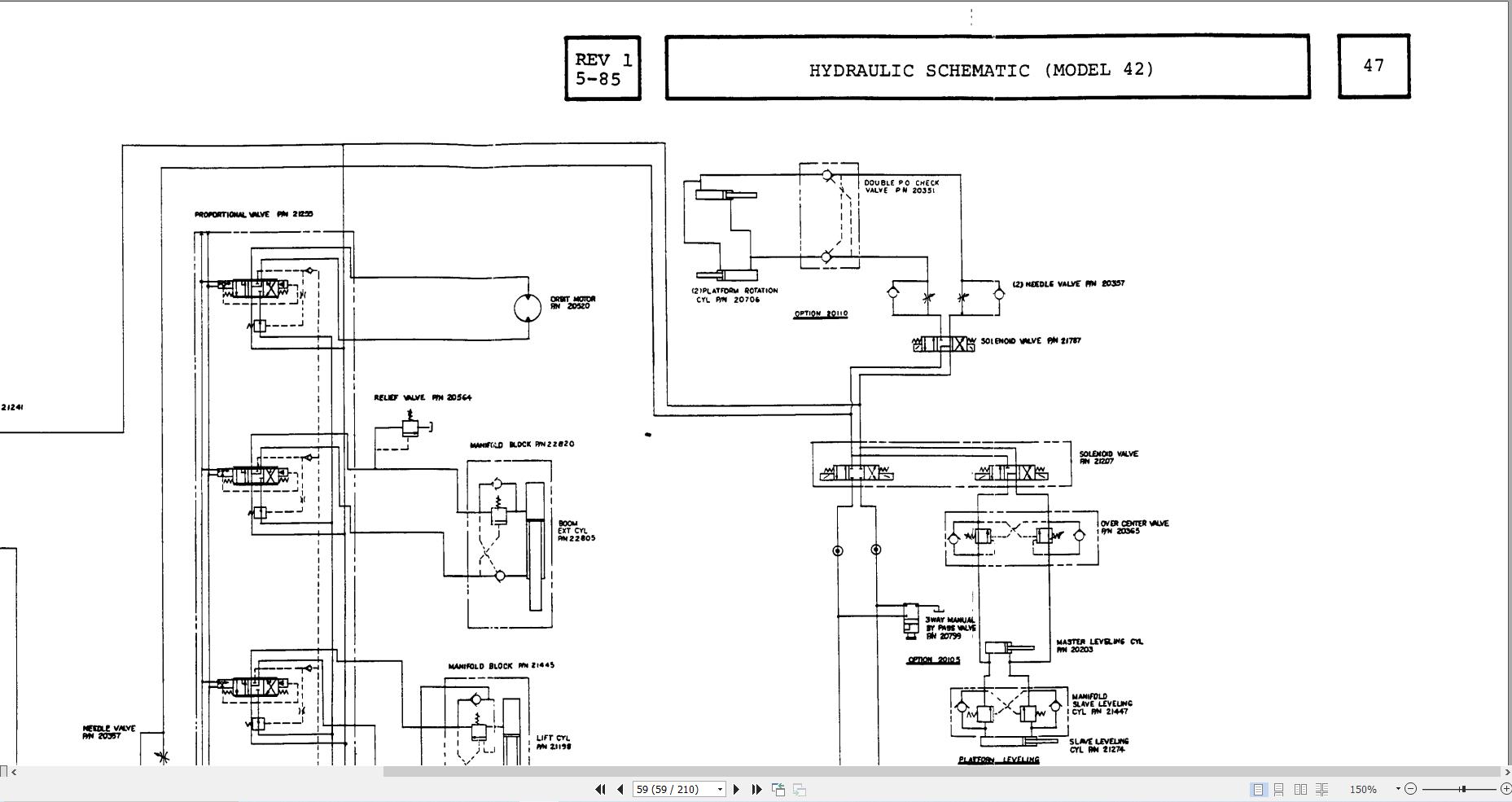 Marklift Self Propelled Boom 42 Parts Operation Manual 17106 (3)