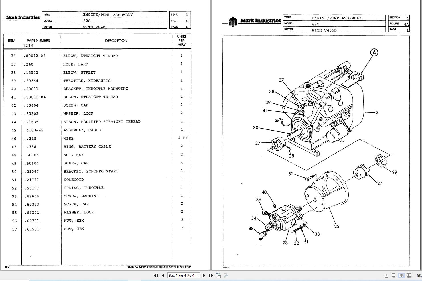 Marklift Self Propelled Boom 62C Parts Operation Manual 17124 (2)