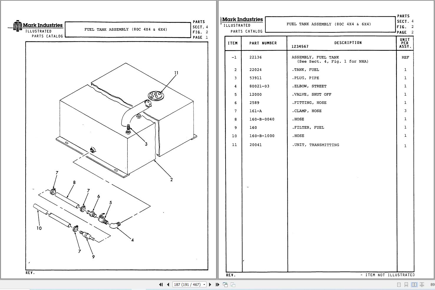 Marklift Self Propelled Boom 80C 100C Parts Operation Manual 17125 (2)
