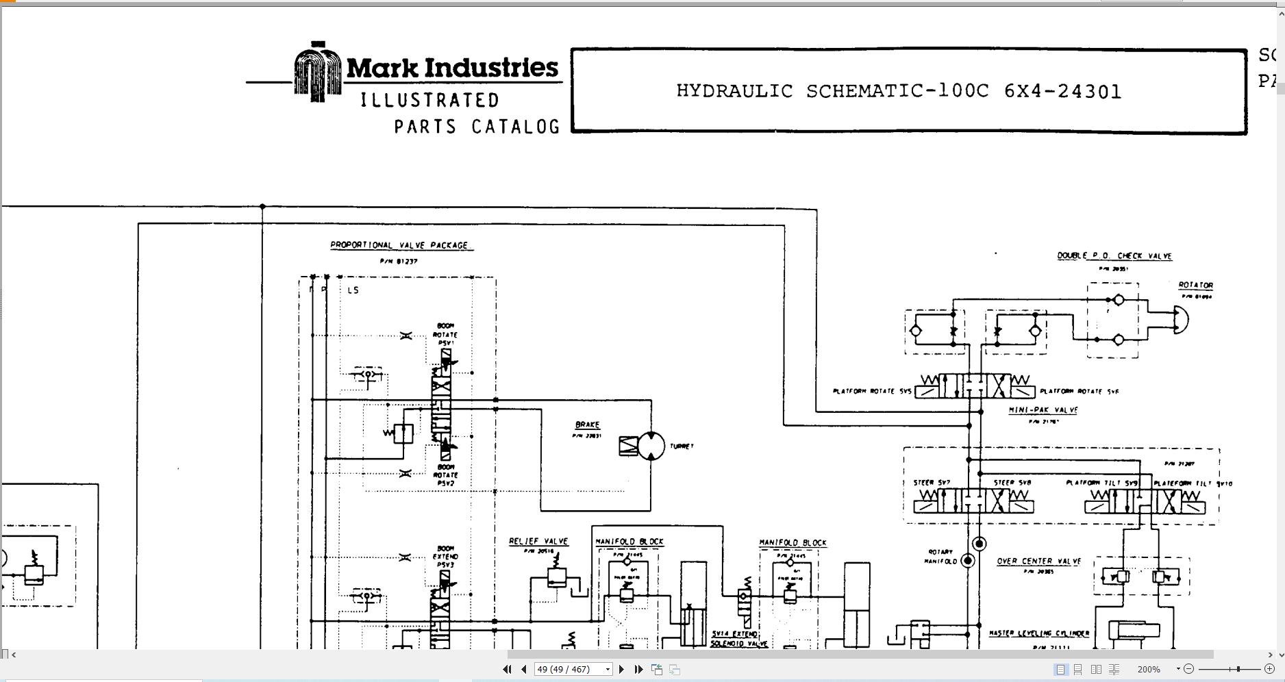 Marklift Self Propelled Boom 80C 100C Parts Operation Manual 17125 (3)