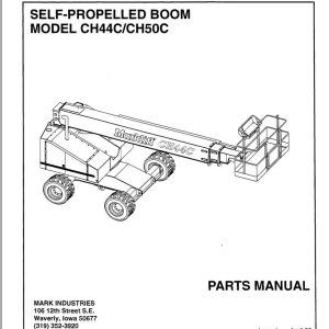 Marklift Self Propelled Boom CH44C CH50C Parts Manual 17142 (1)