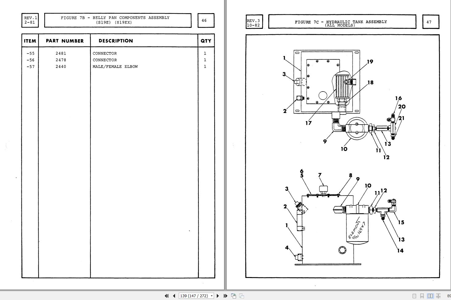 Marklift Self Propelled Scissor 15E to S19EFD Parts Operation Manual 17201 (2)