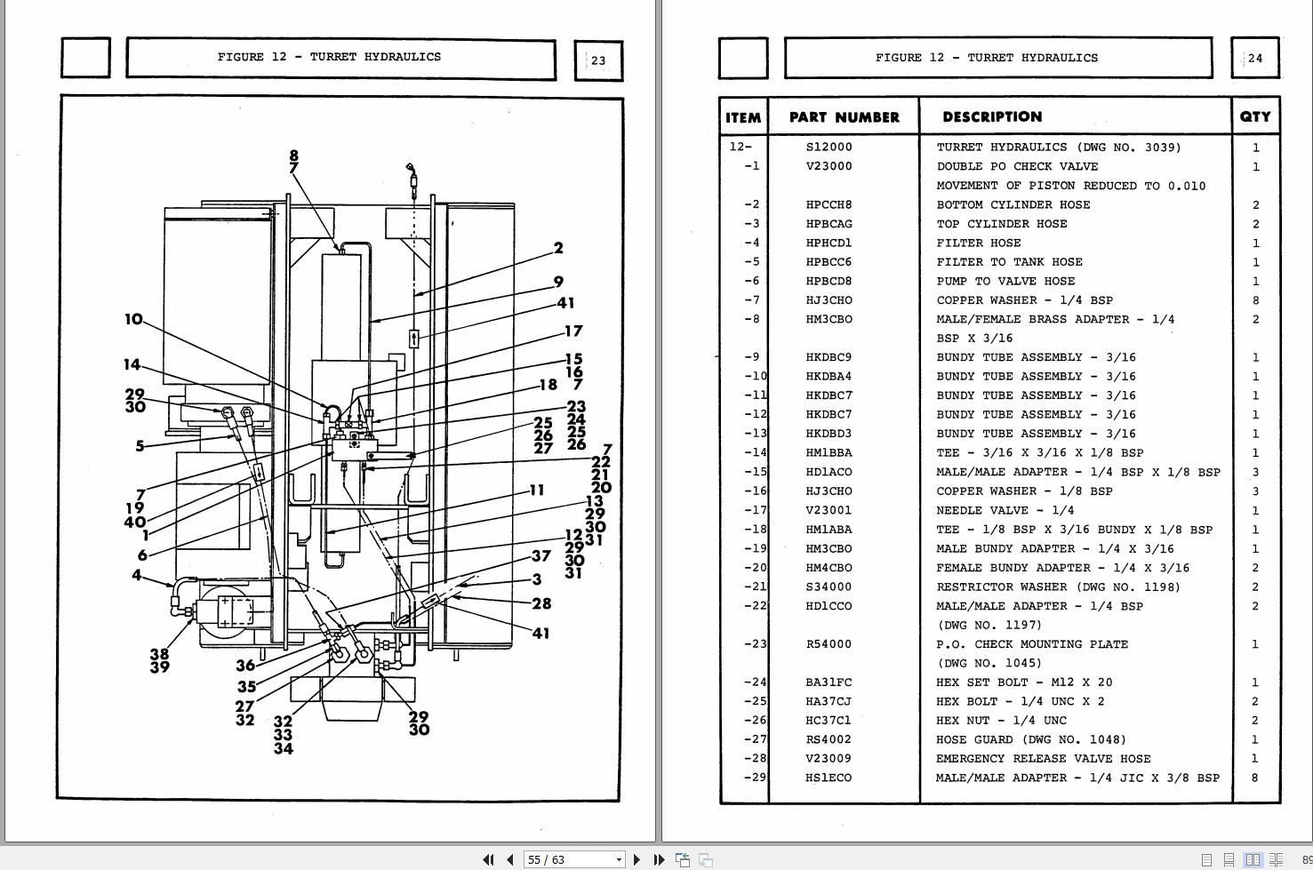 Marklift Trailer Mounted Knuckle Boom TM32 Parts Operation Manual 17021 (3)