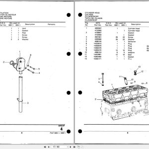 New Holland Engine 8051 1 Parts Catalog 496991 2