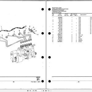 New Holland Engine 8051 1 Parts Catalog 496991 3