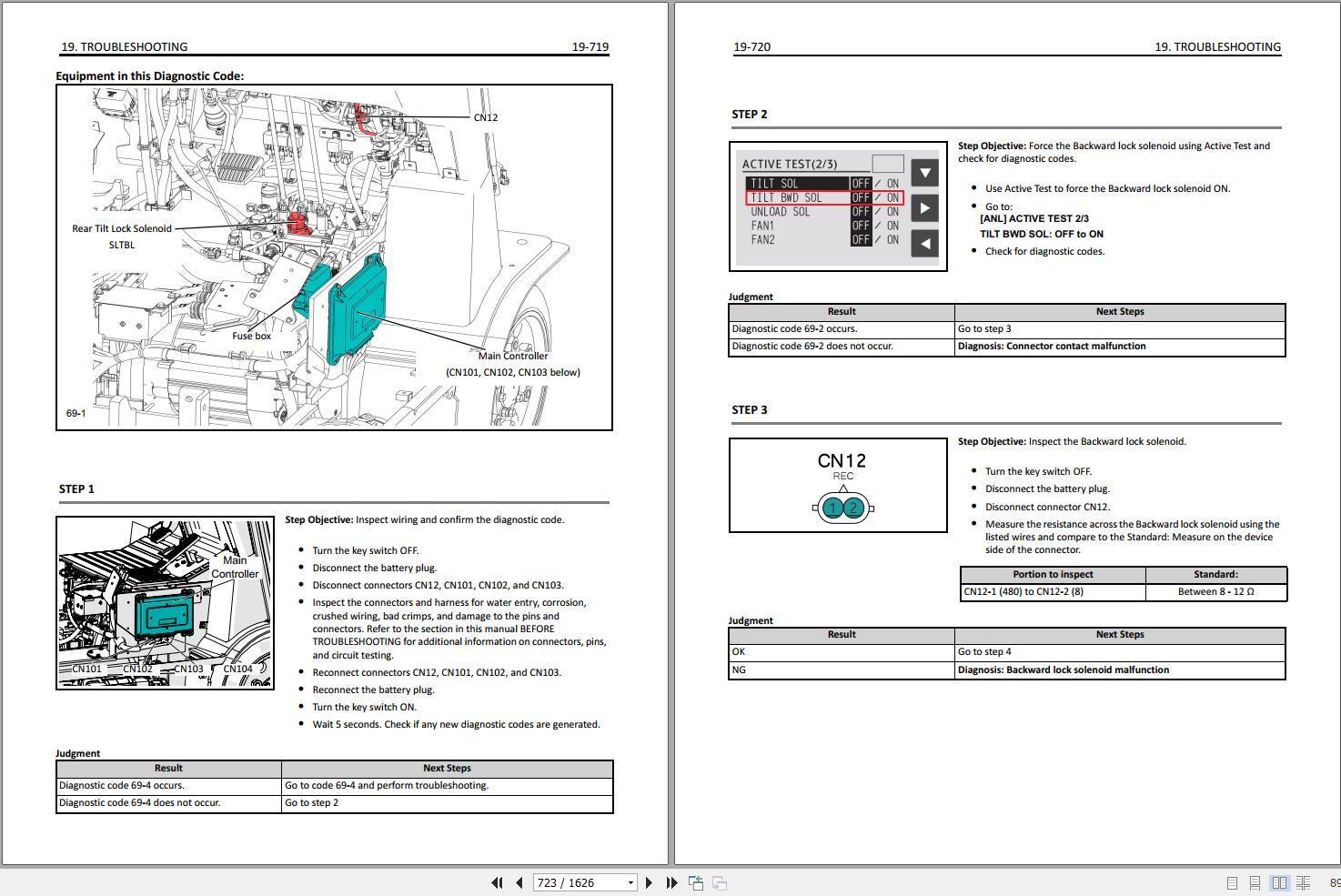 Raymond Forklift 4760 Maintenance Manual 1451076 001A 2