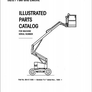 Simon Articulated Boom Lift 32 21 Parts Manual 89 411005 (1)