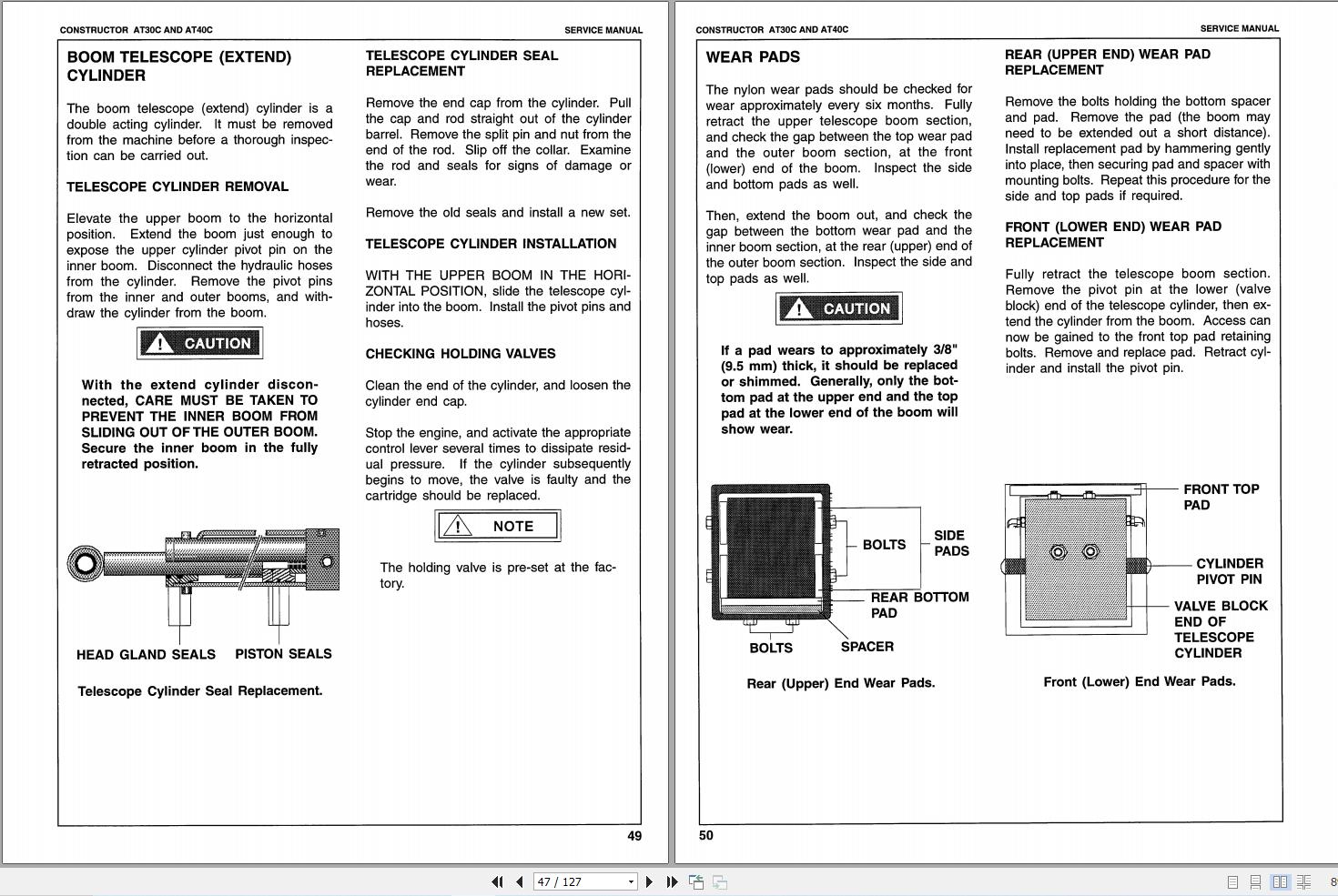 Simon Articulated Boom Lift AT30C AT40C Service Manual 89 444017 1 (2)