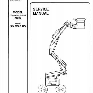 Simon Articulated Boom Lift AT30C AT40C Service Manual 89 444017 2 (1)