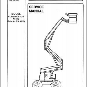 Simon Articulated Boom Lift AT40C Service Manual 89 444007 Revision A (1)
