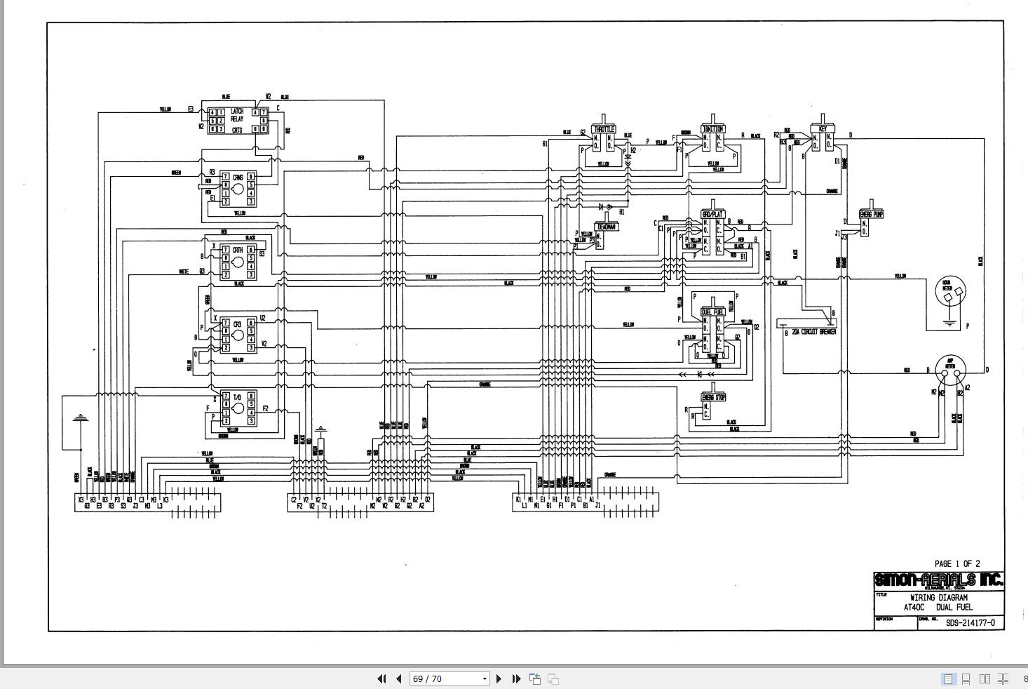 Simon Articulated Boom Lift AT40C Service Manual 89 444007 Revision B (3)