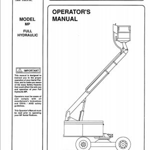 Simon Articulated Boom Lift MP Operator Manual 89 100102 (1)