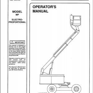 Simon Articulated Boom Lift MP Operator Manual 89 100302 (1)