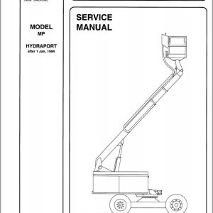Simon Articulated Boom Lift MP Service Manual 89 100207 (1)