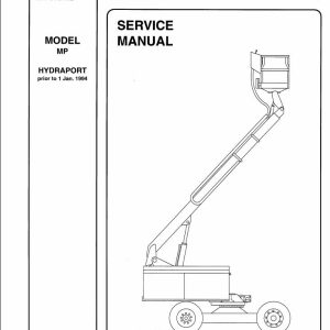 Simon Articulated Boom Lift MP Service Manual 89 100207 1 (1)