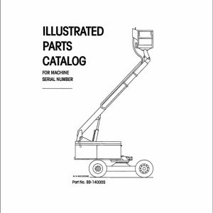 Simon Articulated Boom Lift MP40 Parts Manual 89 140005 (1)