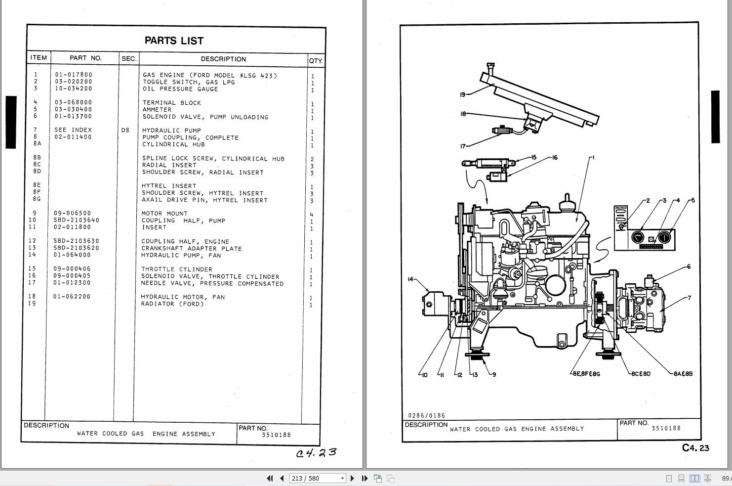Simon Articulated Boom Lift MP40 Parts Manual 89 140005 (2)