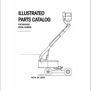 Simon Articulated Boom Lift MP50 Parts Manual 89 150005 (1)